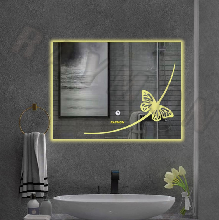 آینه بک لایت لمسی