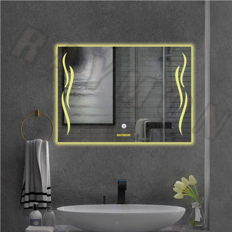 آینه بک لایت لمسی