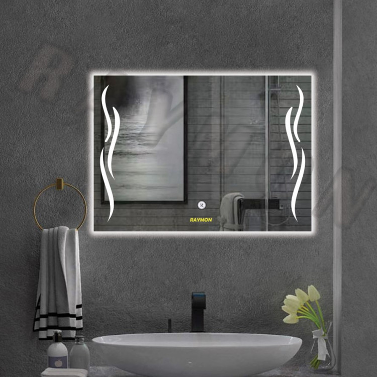 آینه بک لایت لمسی