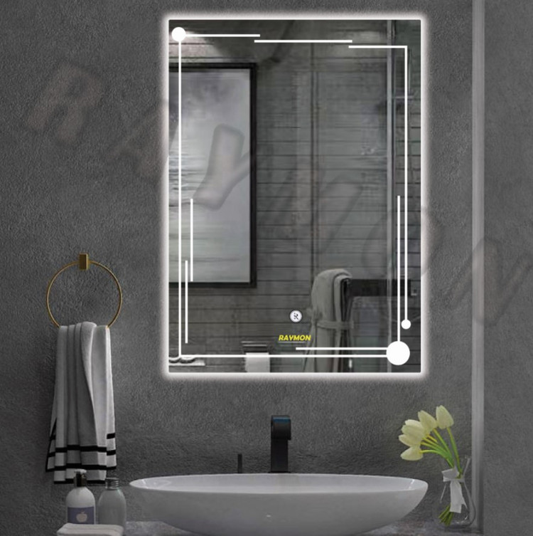 آینه بک لایت لمسی