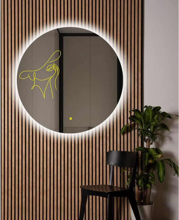 آینه بک لایت لمسی