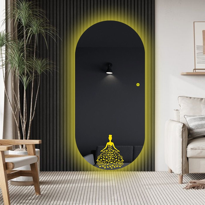 آینه بک لایت قدی