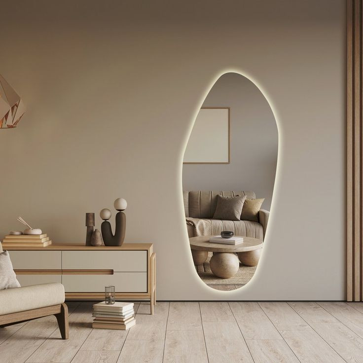 آینه بک لایت قدی