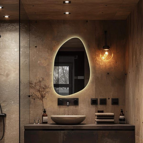 آینه بک لایت دفرمه